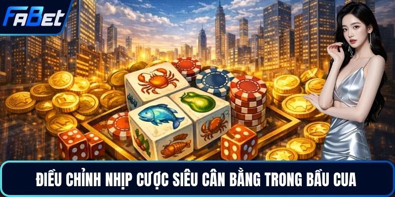 Điều chỉnh nhịp cược siêu cân bằng trong bầu cua 